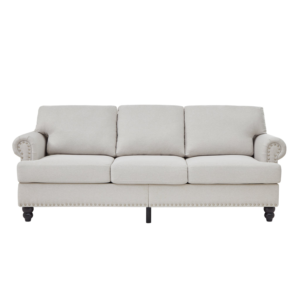 83" Modern Classic Design Three Seater Sofa