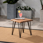 Zion Industrial Wood And Metal Coffee Table Set