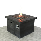 Fiber Reinforced Concrete Propane/Natural Gas Fire Pit Table