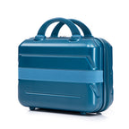 14"/20" 2 Pcs/Set Dark Blue ABS Spinner Wheel Luggage