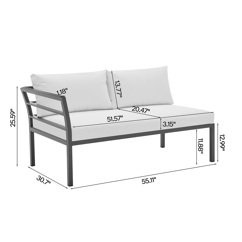 Sunnyside 5-Piece Outdoor Conversation Set