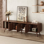 68" Mid-Century Modern TV Stand, Media Console Table