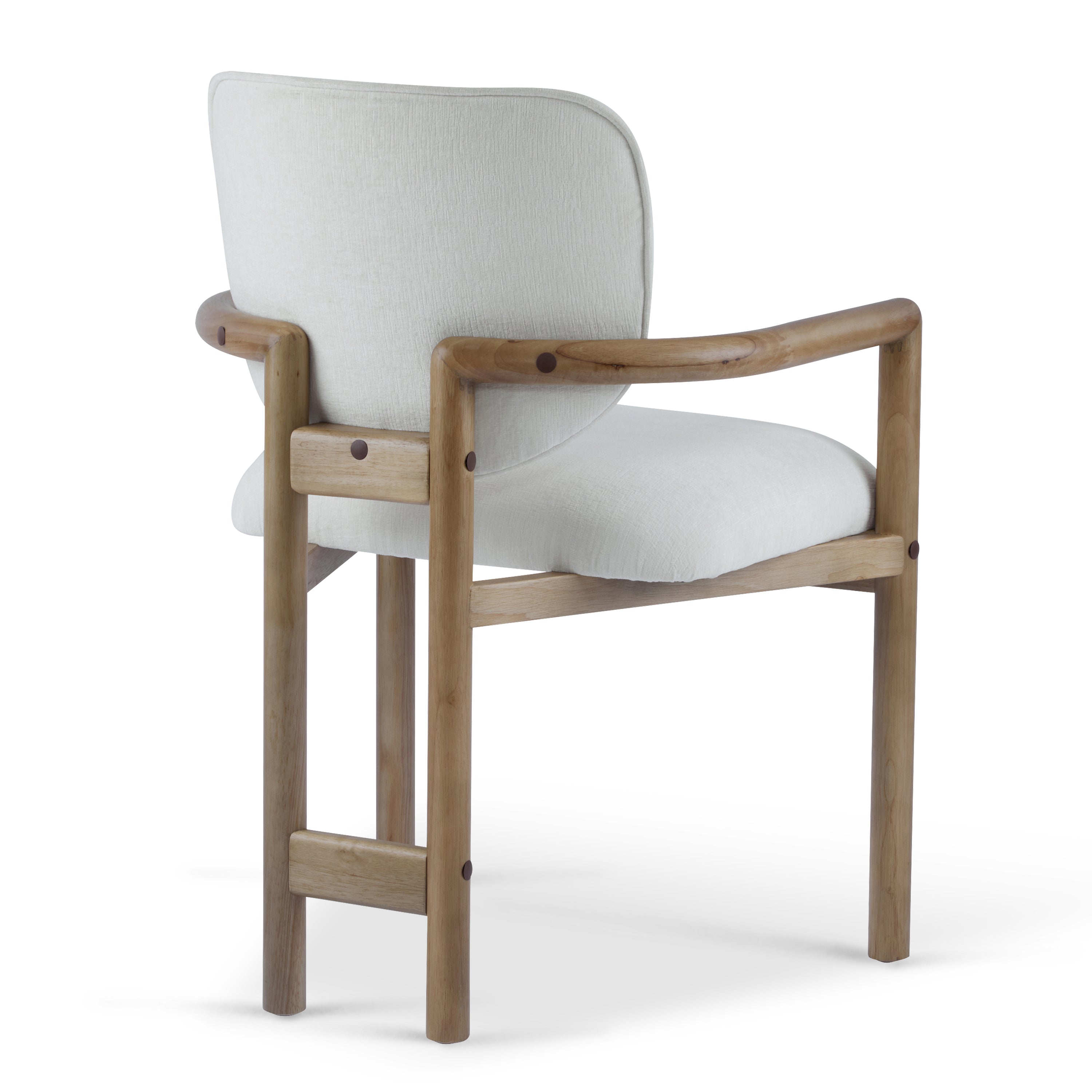 Dining Chairs Set of 2 Upholstered Arm Chairs