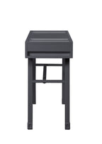 Cargo Gunmetal Finish Vanity Desk