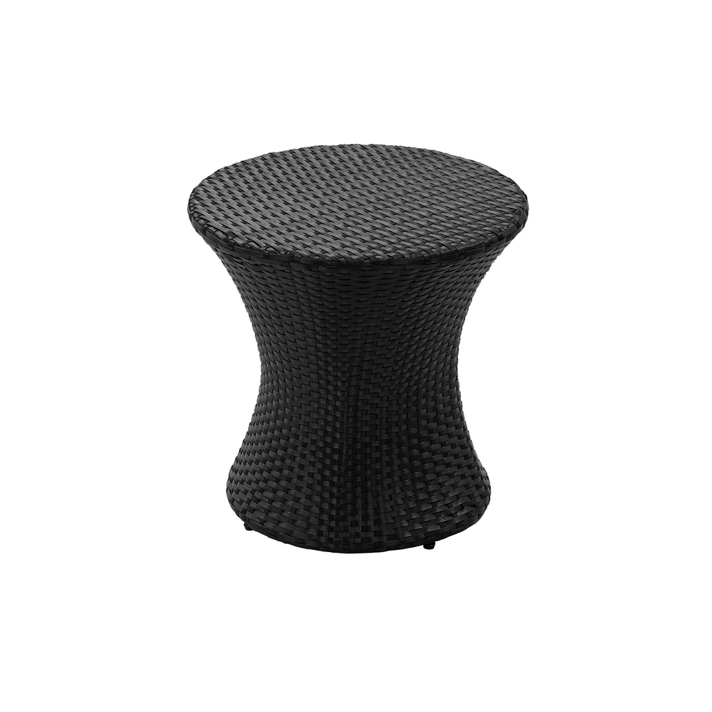 KONO Hourglass Rattan Table with No Glass Top