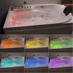 67 in. x 34 in. Acrylic Whirlpool Bathtub with Center Drain
