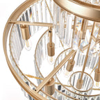 Golden Luxury Crystal Chandelier
