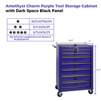 Rolling Metal Tool Chest with 7 Drawers