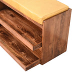 Solid Wood Buffalo Hide Pull Out Honey Storage Cabinet