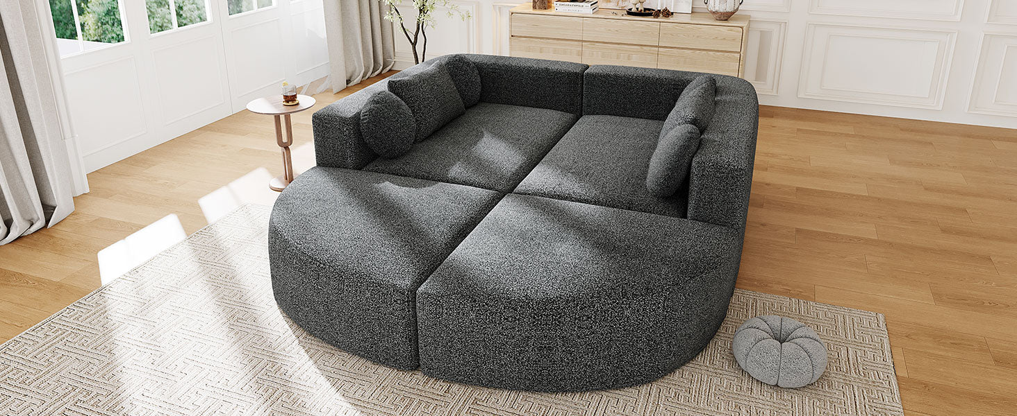 Boneless Couch Modular Sectional Sofa