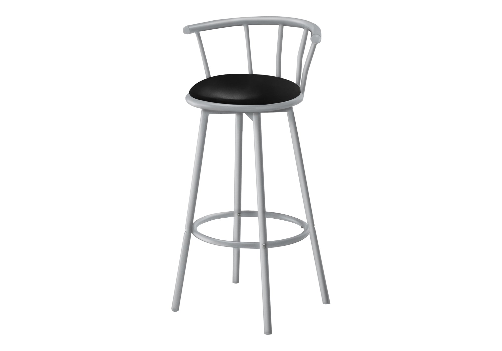 Barstool, Set Of 2, Swivel, Bar Height