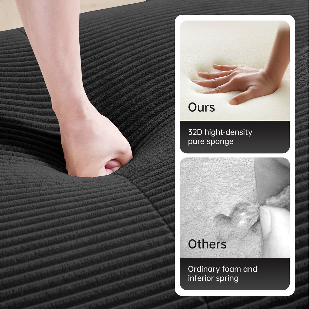 U-Shaped Modular Sofa with Ergonomic Design