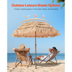 Tiki Umbrella - Thatched Patio Umbrella 6 ft