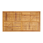 Outdoor Hermosa 7 Piece Wood Dining Set with Cushions