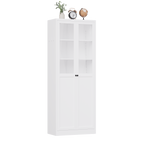 72" Metal Kitchen Pantry Cabinet with Doors & Shelves