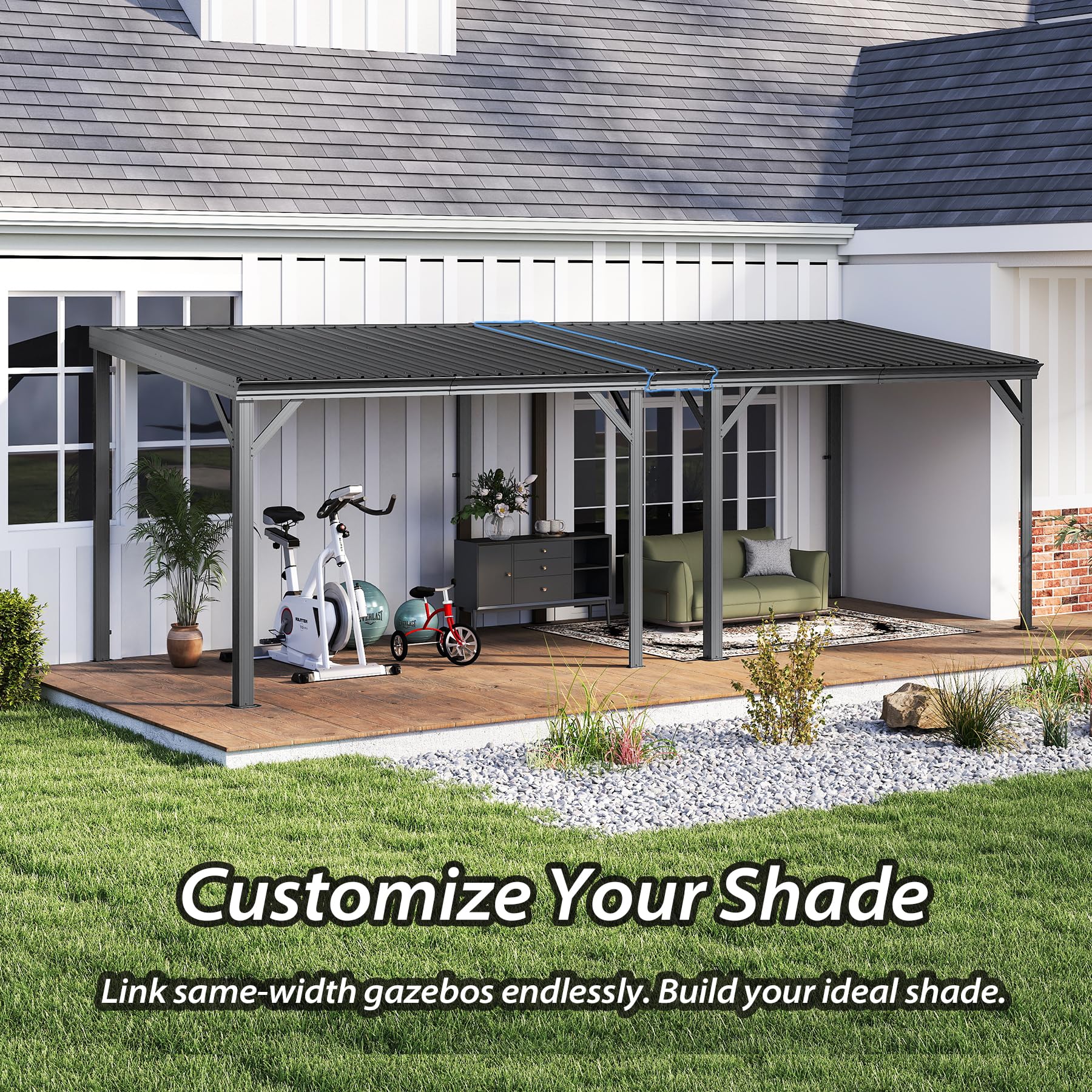 Gazebo Connector Kit - Durable Steel Expansion Linker