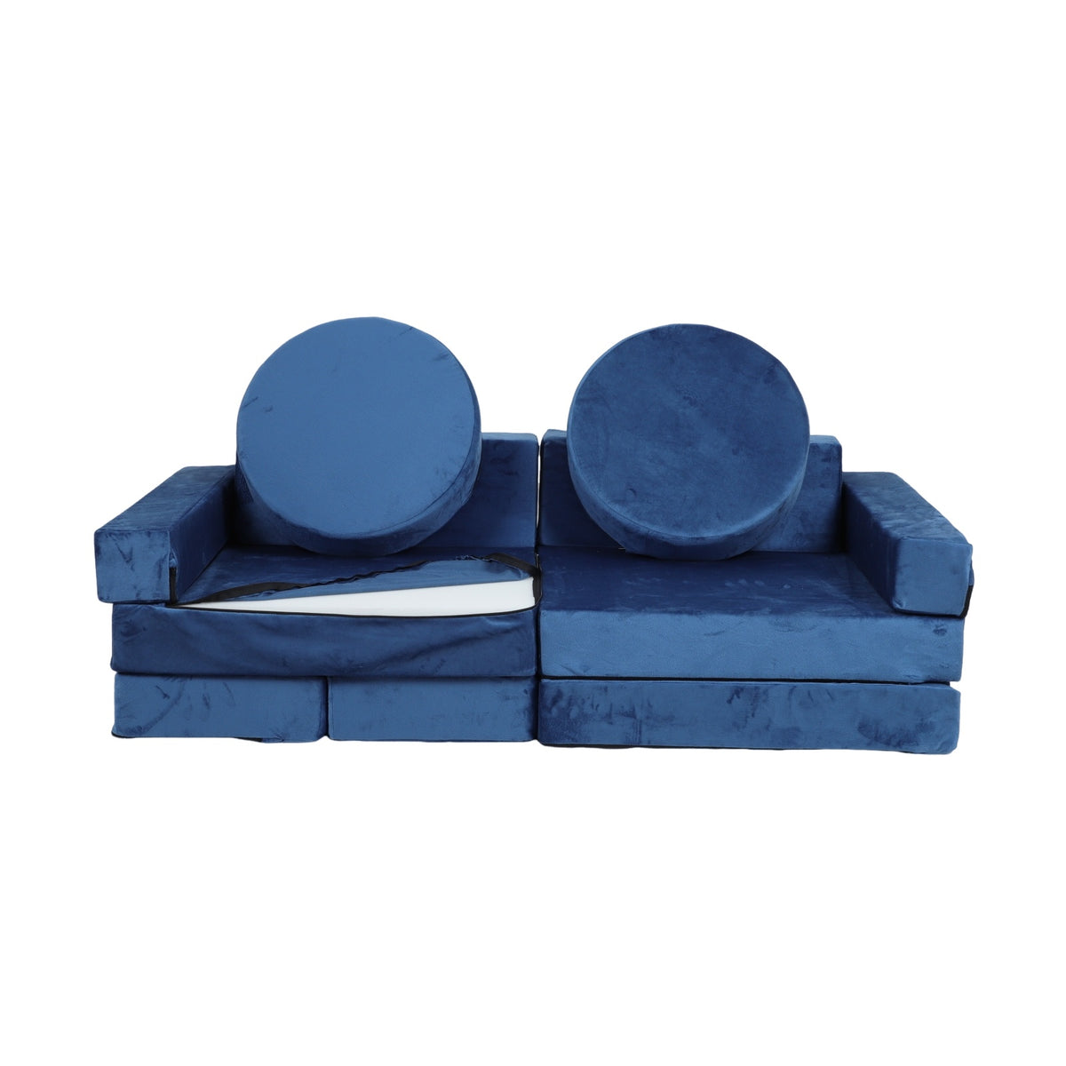 14-Piece Kids Modular Play Couch in Blue