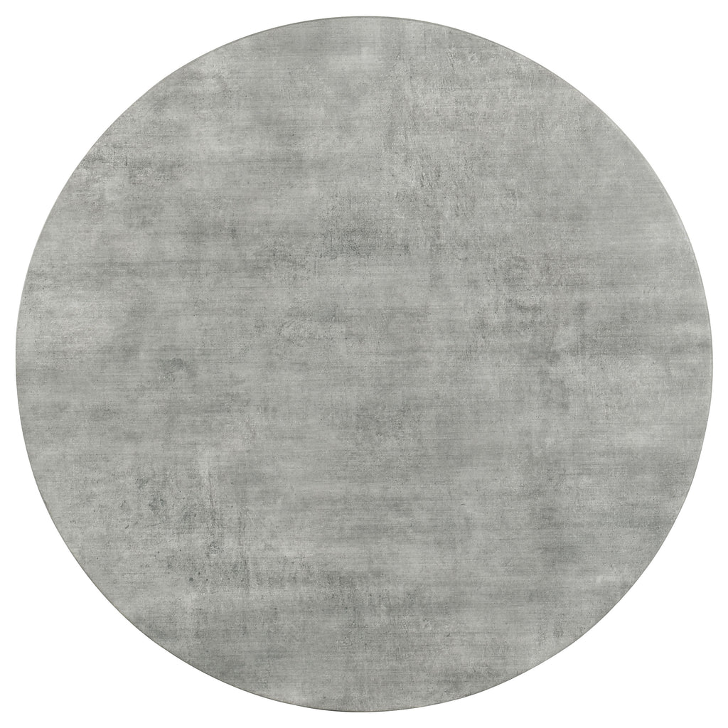 Travis Cement and Gunmetal Round Top Coffee Table