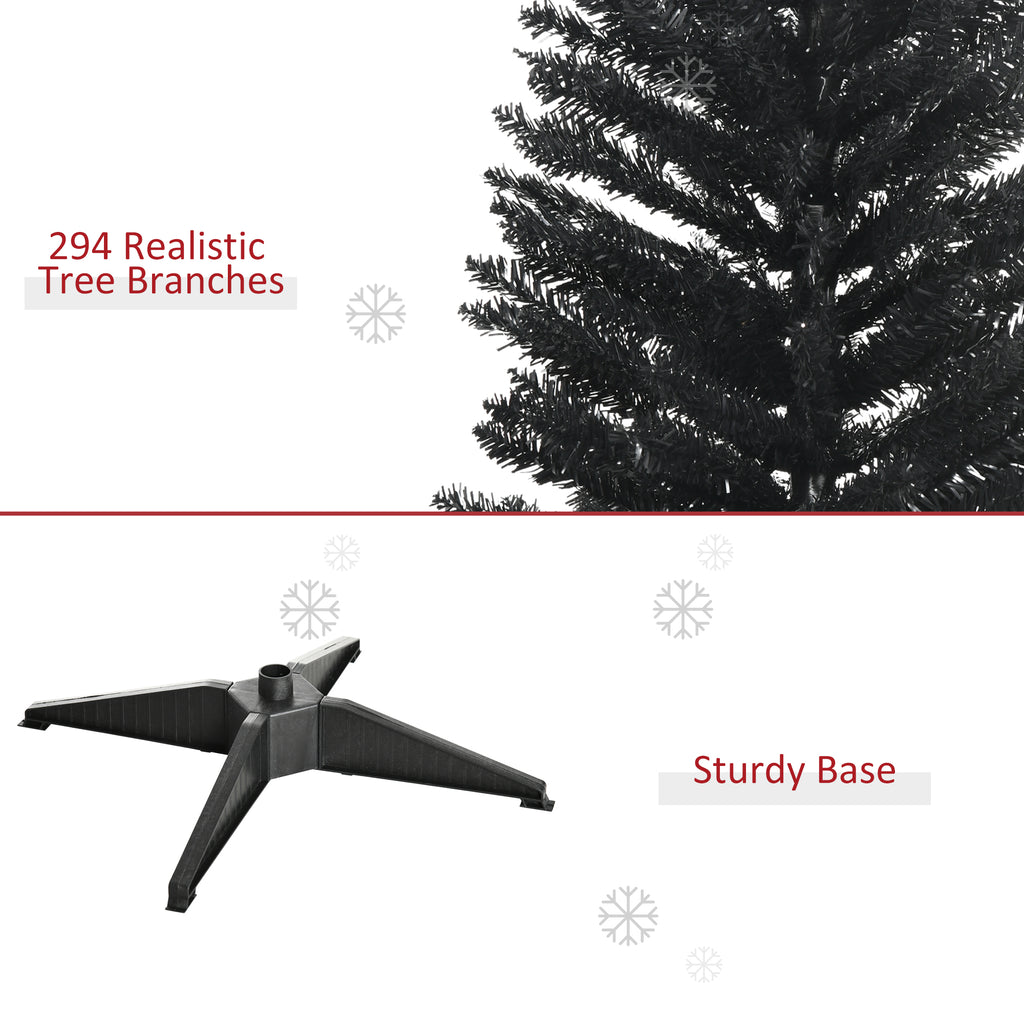 HOMCOM 5' Artificial Pencil Christmas Tree