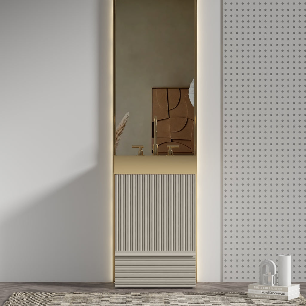 Gada 20" Striped Bathroom Vanity