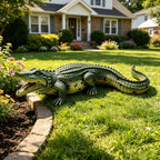 23" Simulated Crocodile Garden Statue