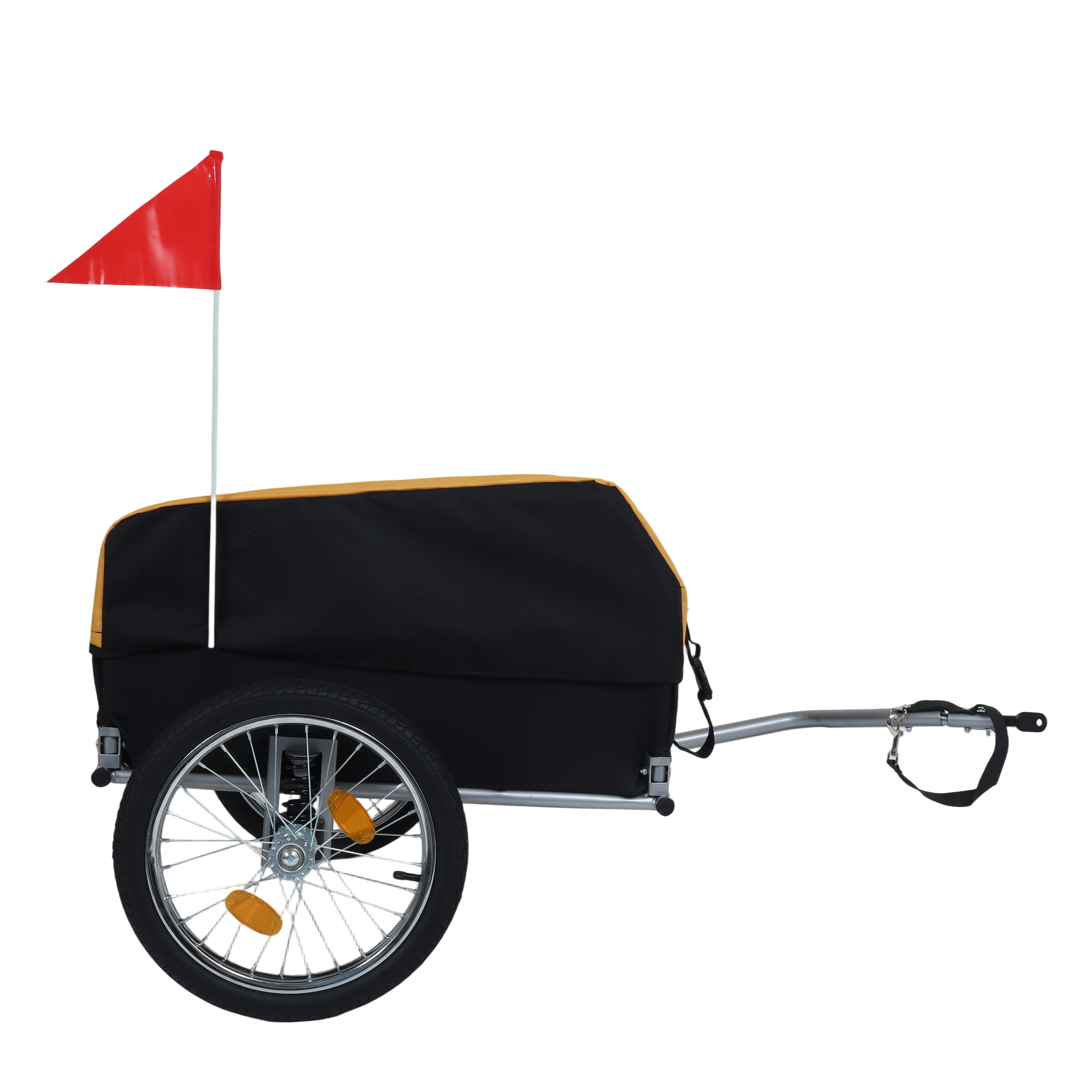 Heavy-Duty Bike Cargo Trailer with Waterproof Cover