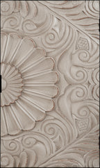 Hand-Carved Accent Cabinet