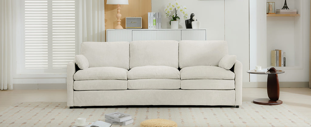 89" Cozy Upholstered 3-Seater Sofa