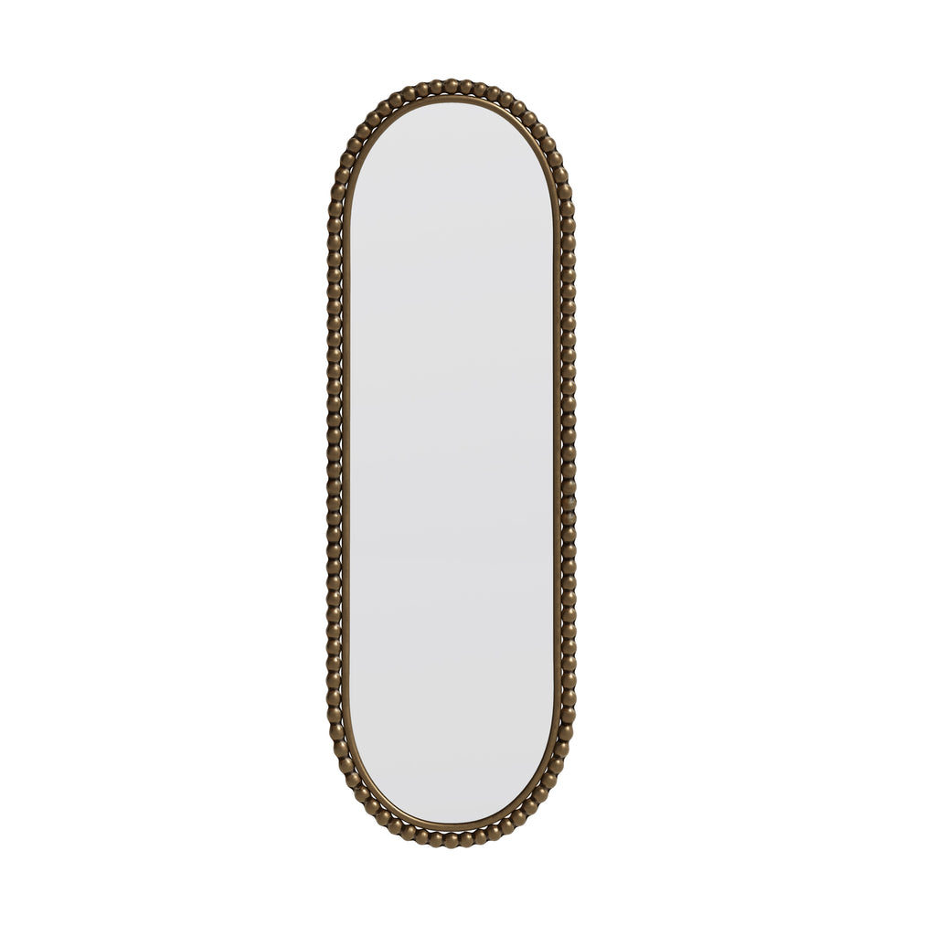 Iron Art Oval Retro Mirror, Antique Effect