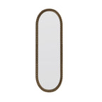 Iron Art Oval Retro Mirror, Antique Effect