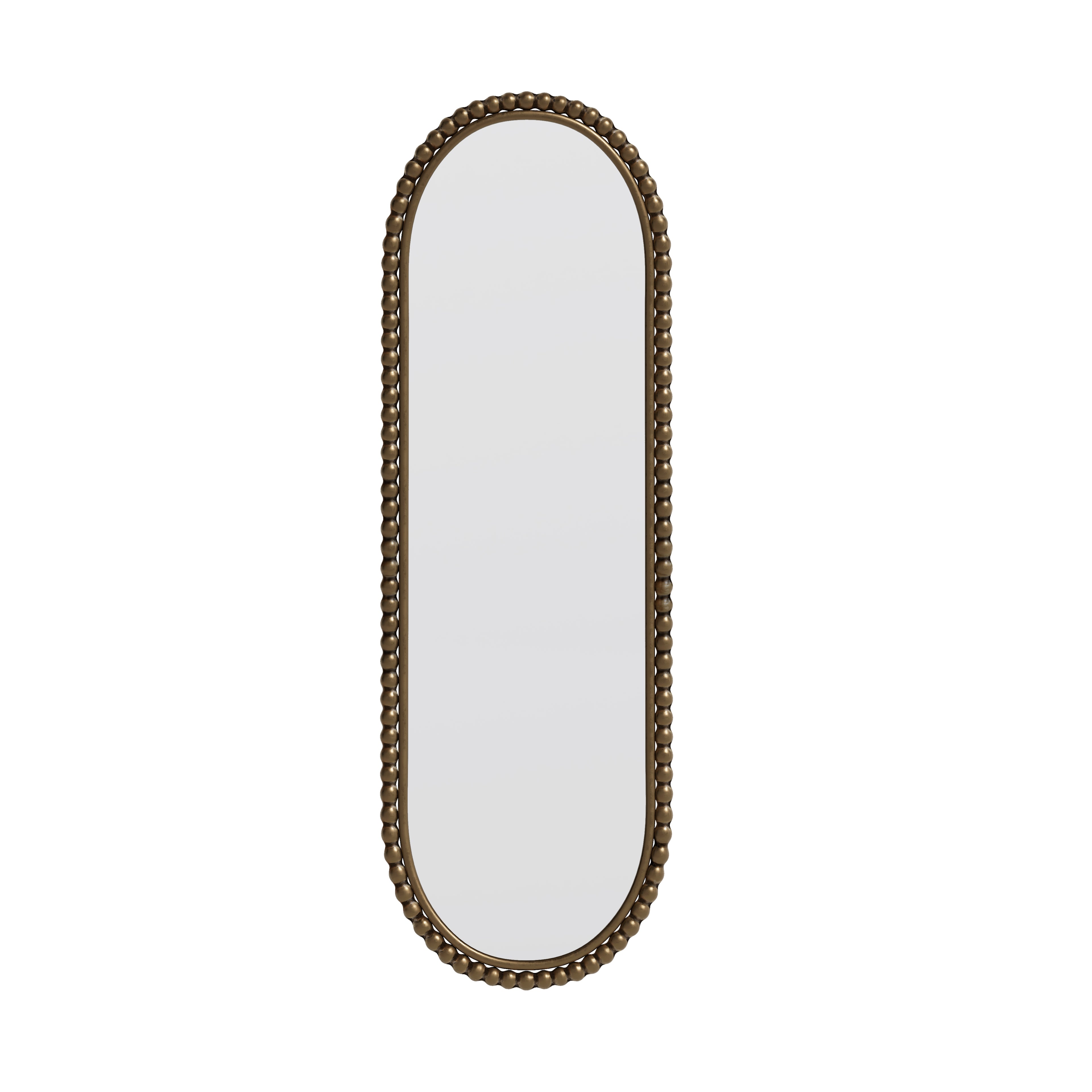 Iron Art Oval Retro Mirror, Antique Effect