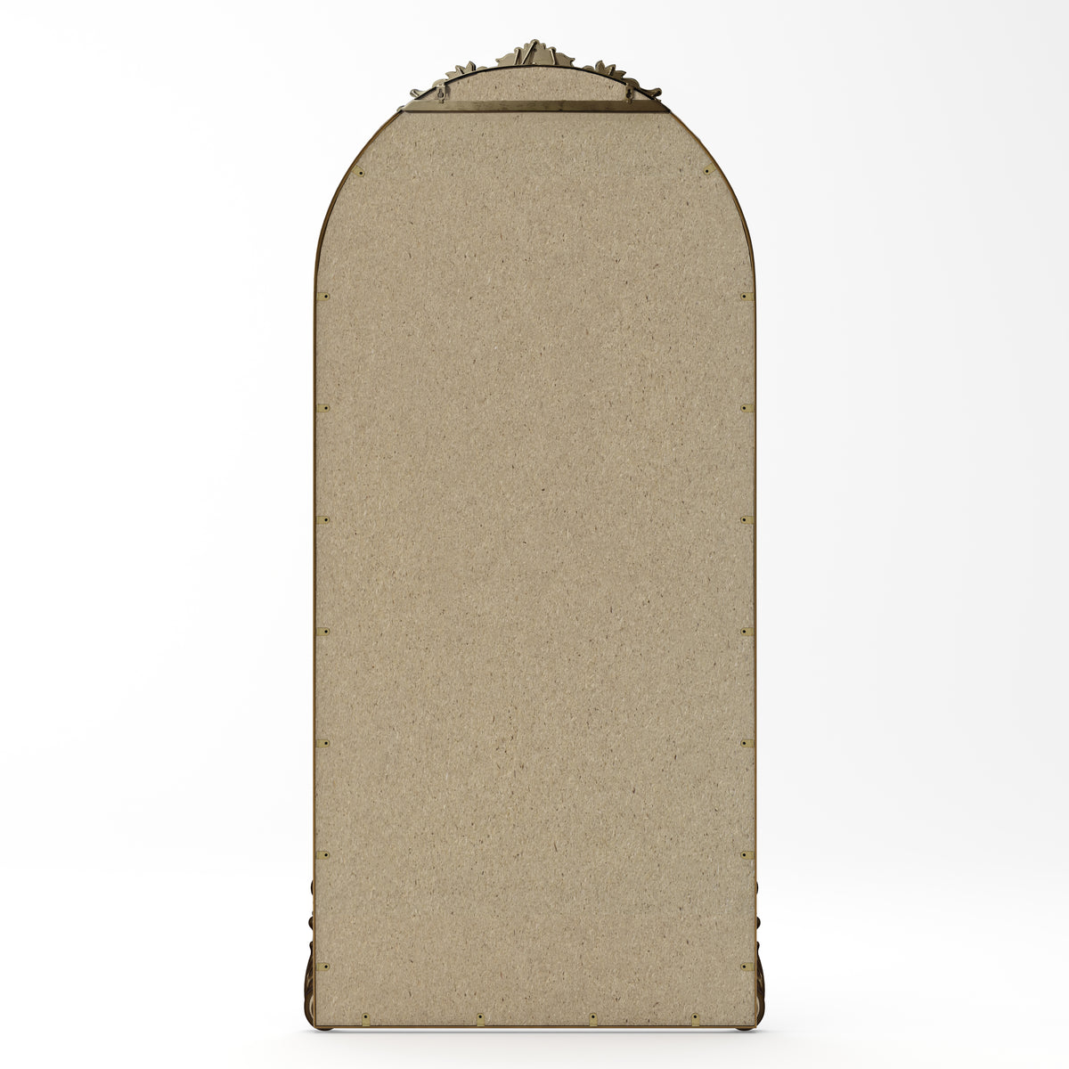 73.03" Arch Oval Vintage Relief Mirror