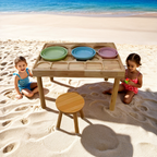 Sensory Table for Toddlers 1-3 with 2 Chairs