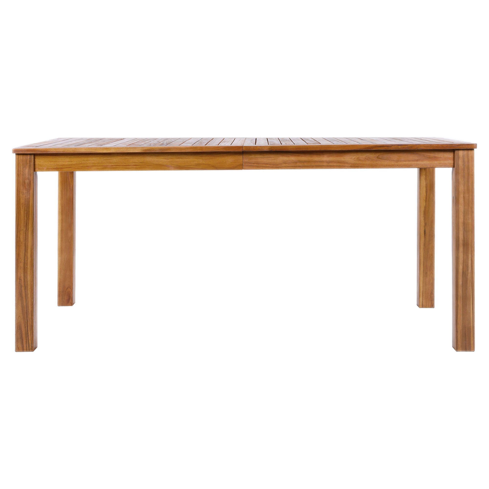 TOPMAX Patio Wooden Dining Table, Outdoor 67"L Rectangular Table