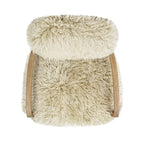 Enchante 28.5" New Zealand Sheepskin Accent Arm Chair
