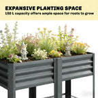 Patio Planter Box: Outdoor Elevated Garden Bed