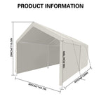 12x20 Heavy Duty Portable Carport Garage Tent