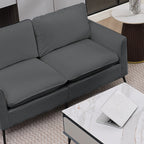 TS Cat Paw Leather Upholstered Loveseat