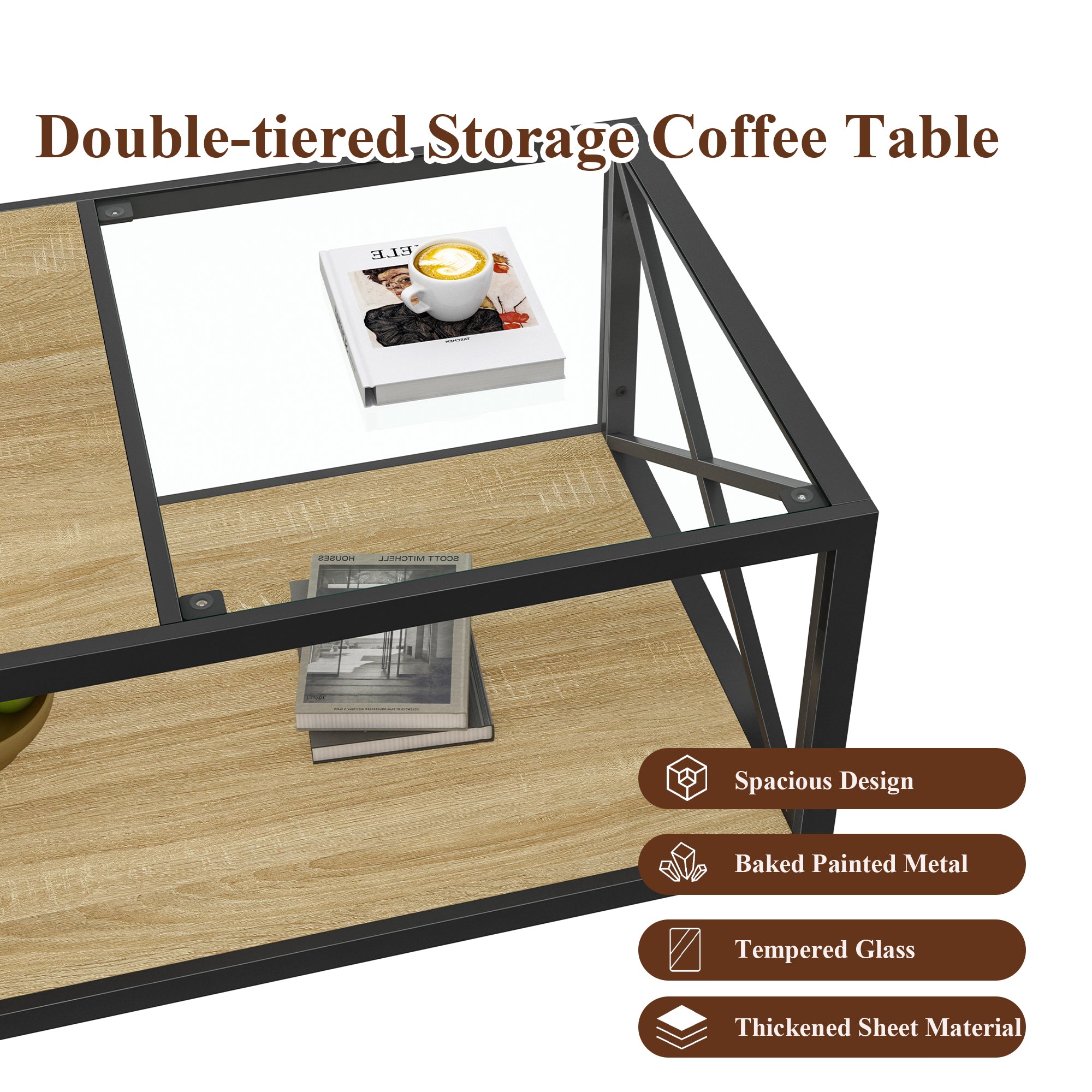 Modern Coffee Table for Bedroom & Living Room