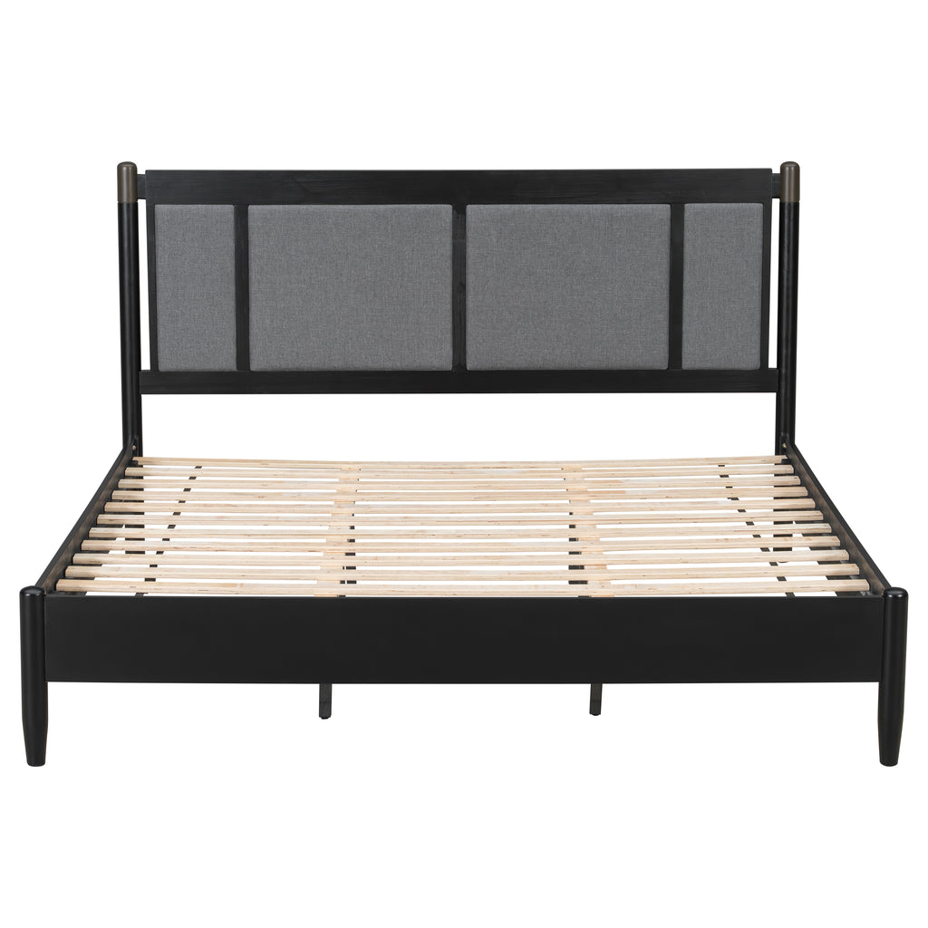 Solid Wood King Bed - Heavy Duty Support