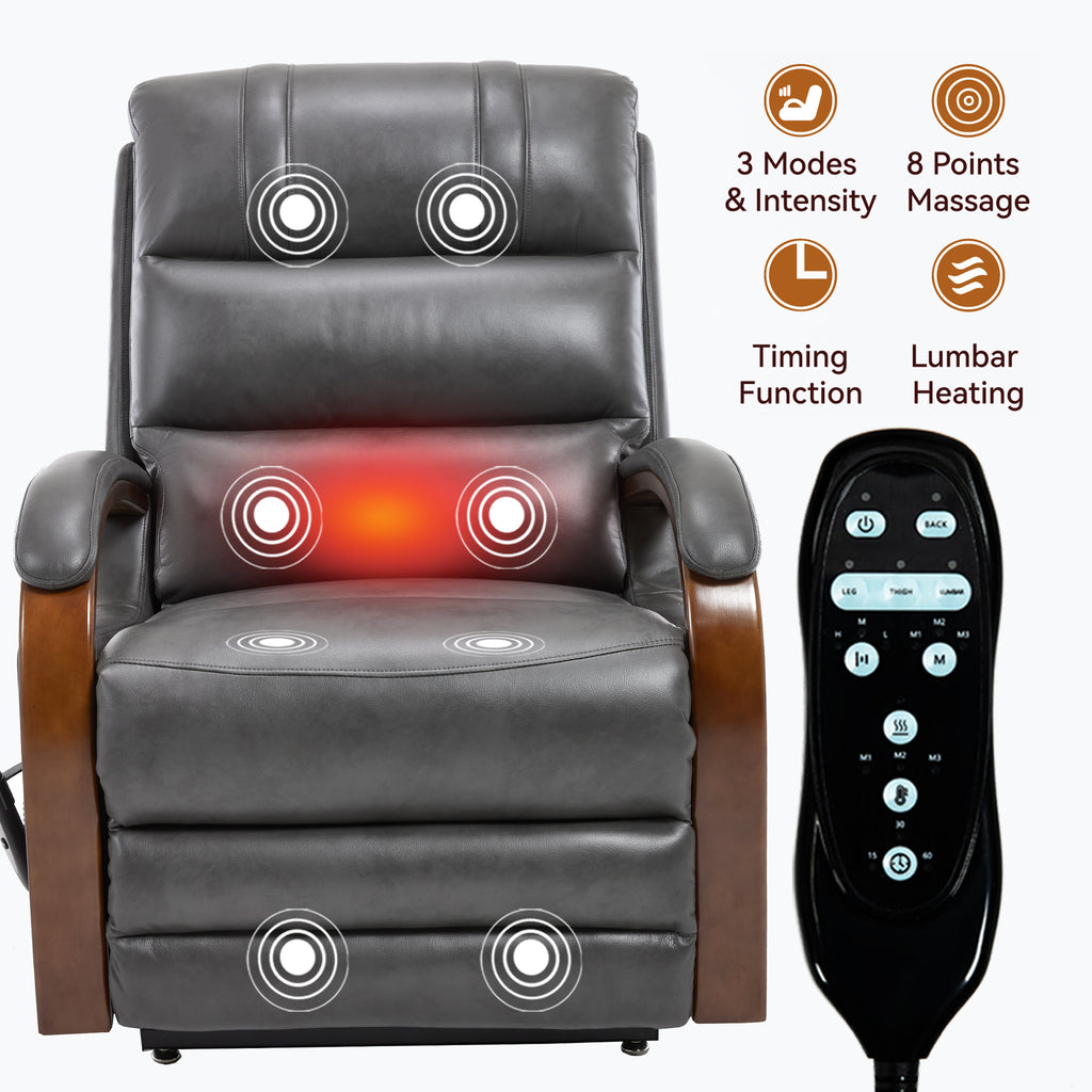 Power Dark Recliner Chair
