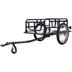 Foldable Bike Cargo Trailer with Universal Bike Hitch
