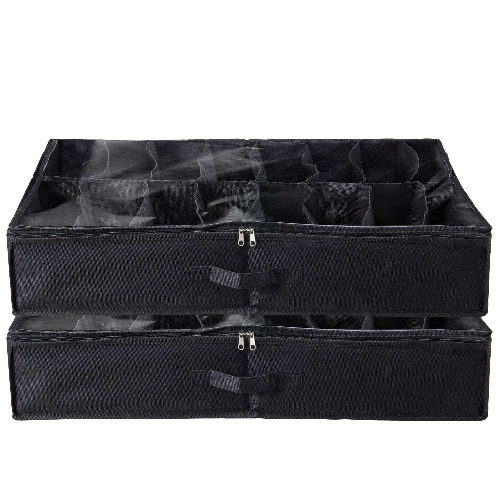 Sturdy Under Bed Shoe Storage Organizer, Set of 2