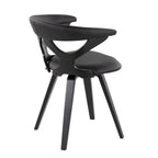 Contemporary Dining Accent Chair with Swivel