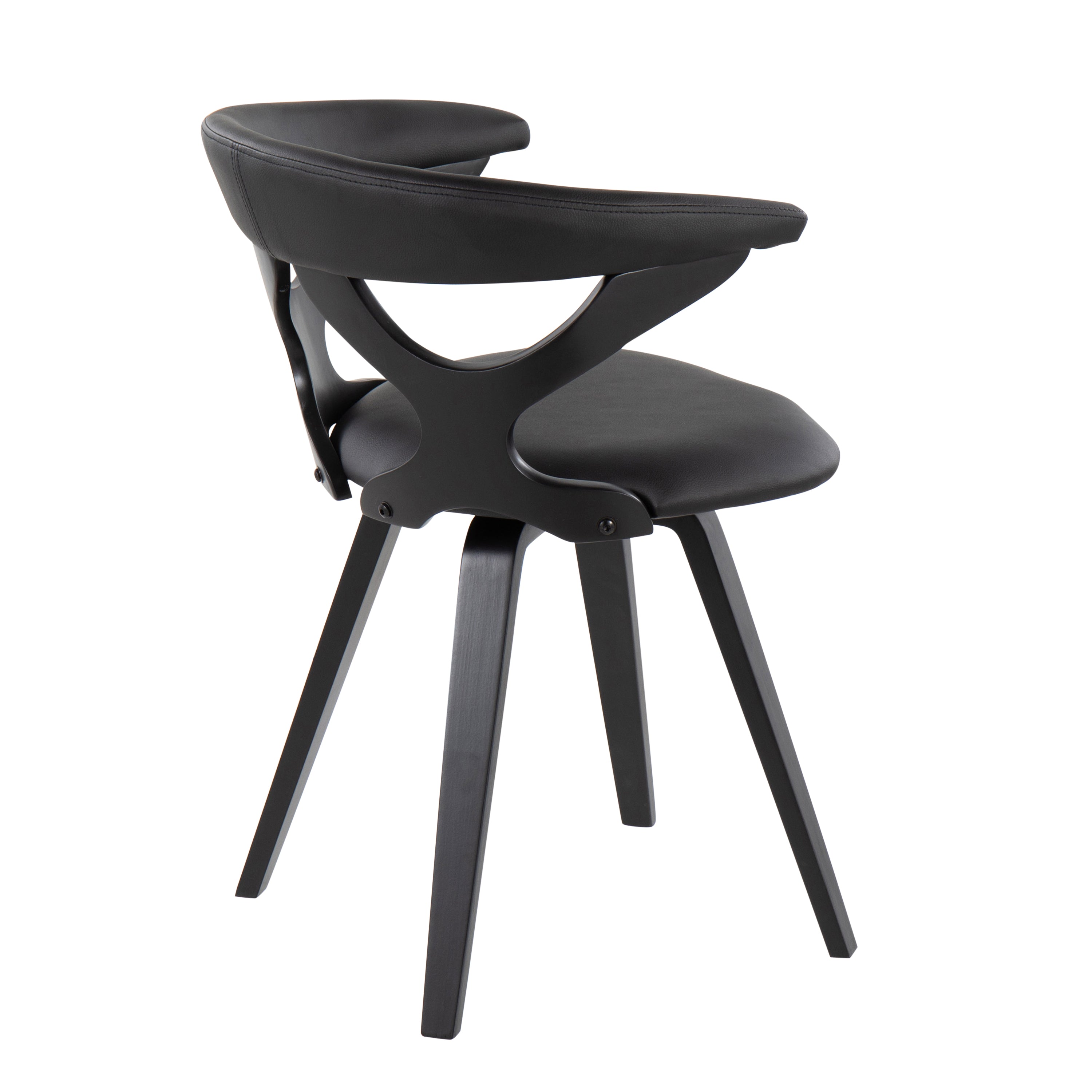 Contemporary Dining Accent Chair with Swivel