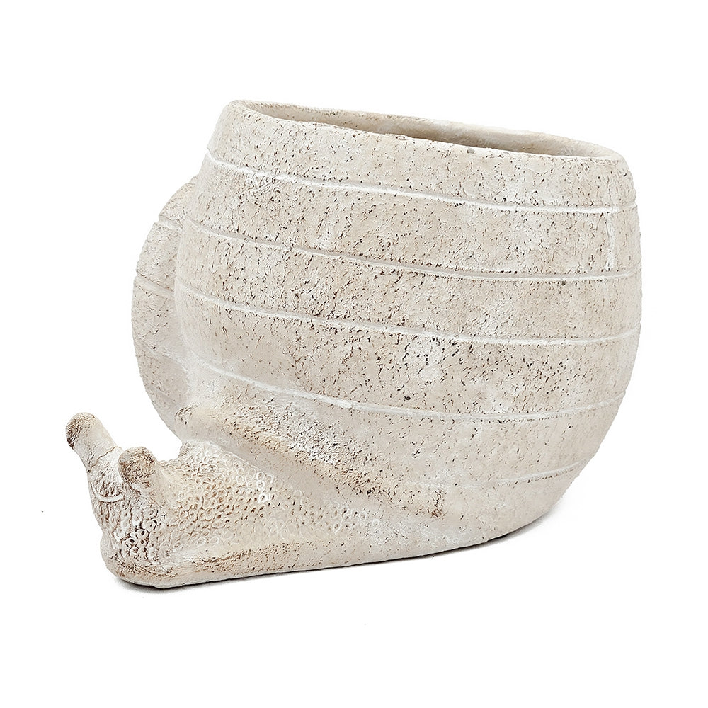 Decorative Planter with Snail Design