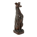 Grey Hound Dog Statue