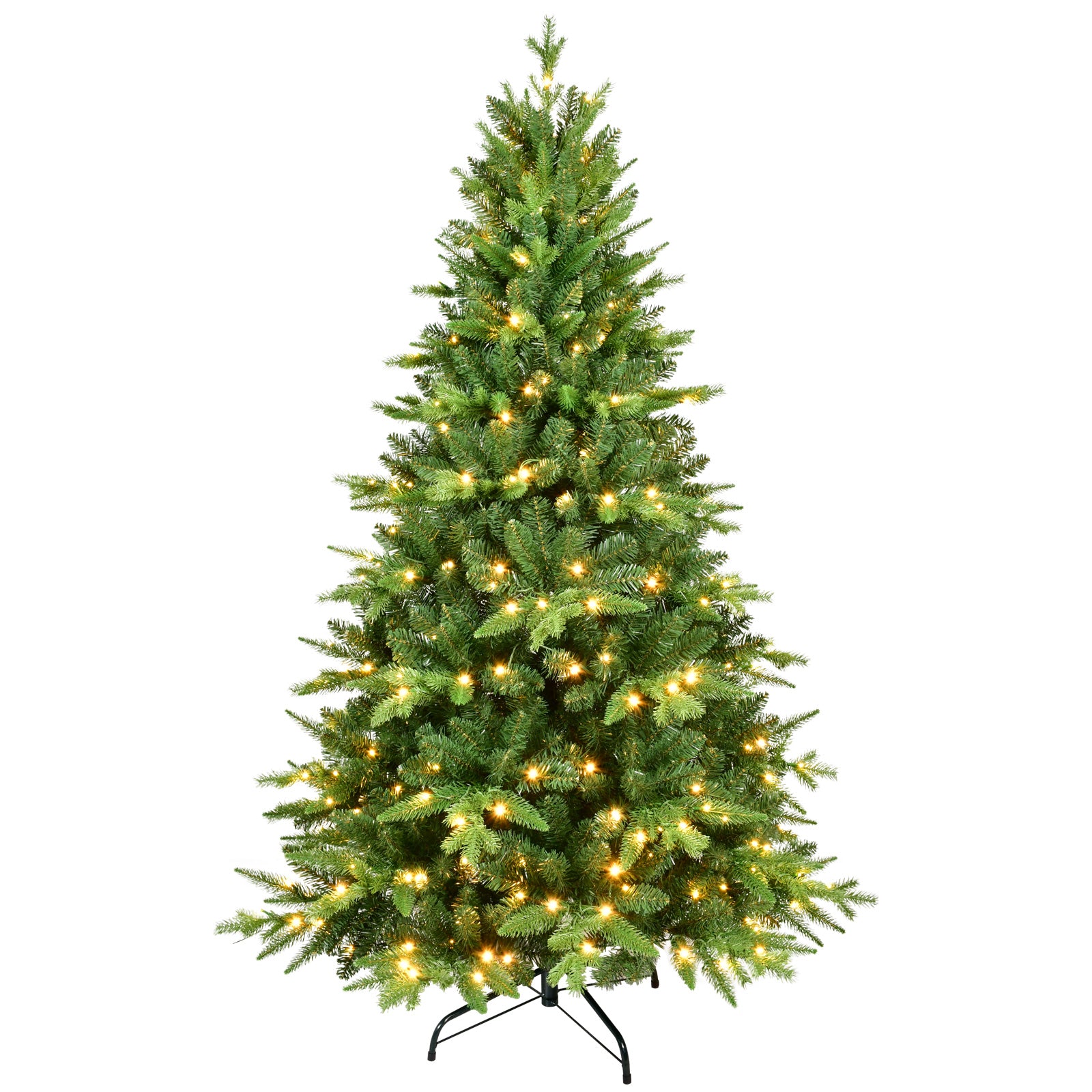5ft Pre-Lit Christmas Tree with 250 Warm Lights