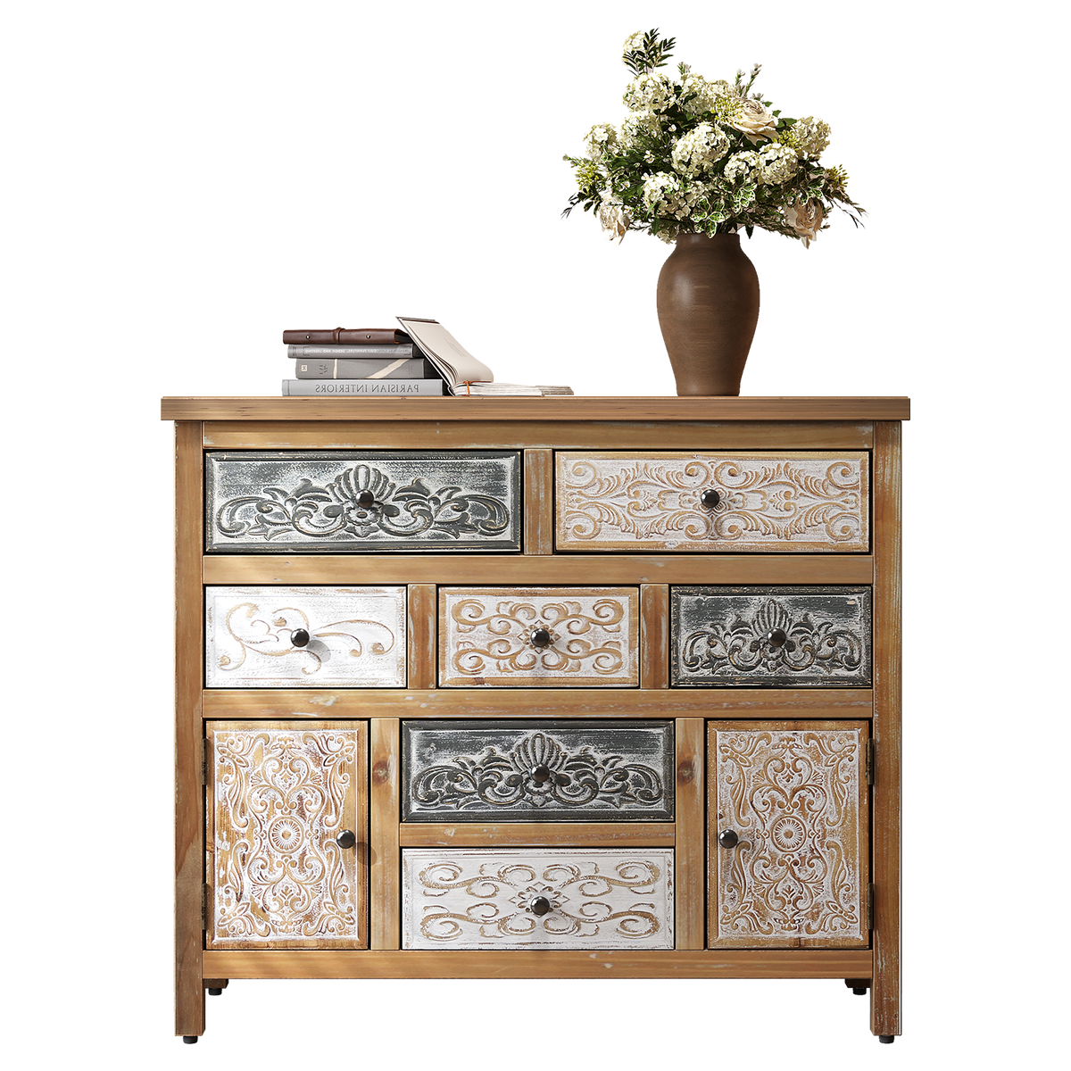 Vintage Wooden Accent Chest
