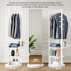 360° Rotating 66" x 17.8" Multifunctional Full Length Mirror